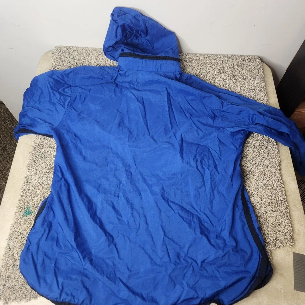 Vintage 90s Nike Womens Xl Center Pocket Mini Swoosh Anorak Jacket‎